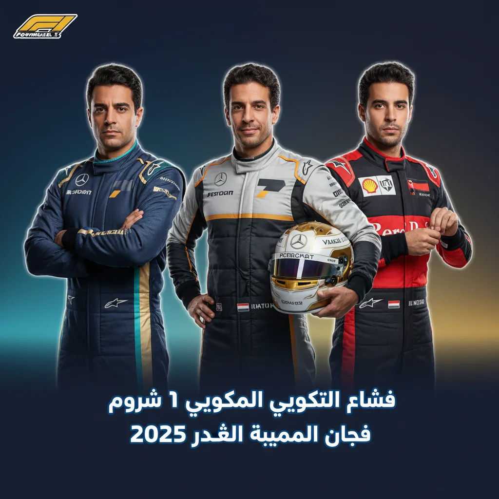 قائمة سائقي فورمولا 1 2025 ونسب الفوز: فيرستابن 1.60، هاميلتون 5.50، لوكلير 6.50، نوريس 7.00؛ بعض المقاعد قيد الاعلان.