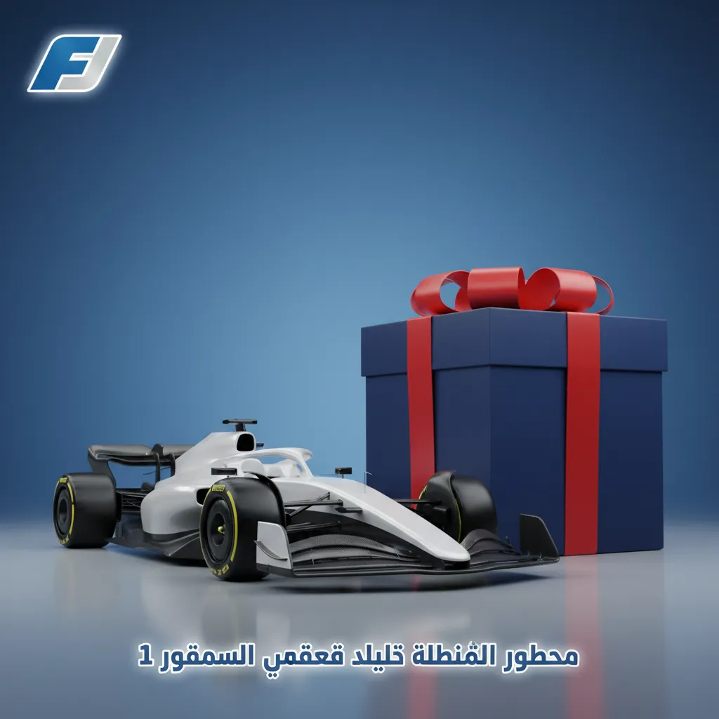 إنفوغرافيك بالعربية يوضح مزايا رهان فورمولا 1 على الموقع: تغطية شاملة، أسواق متخصصة، نسب لحظية، وكاش آوت وإحصائيات.